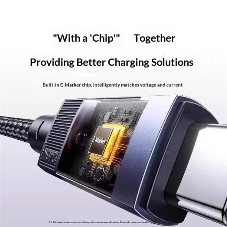 Cavo dati USB-C completo da 1 m con ricarica rapida PD da 240 W e funzionalità complete, UGREEN L705, L705