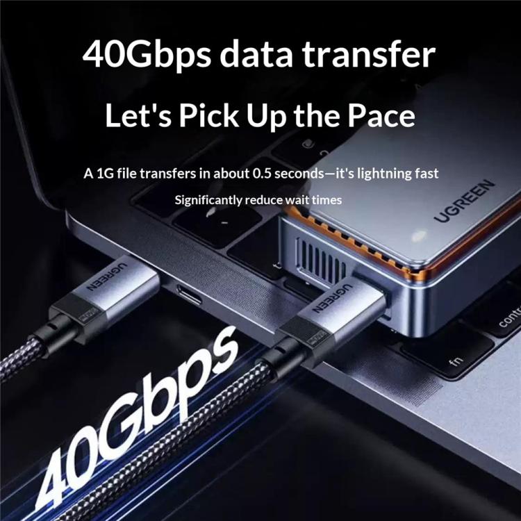 Cavo dati USB-C completo da 1 m con ricarica rapida PD da 240 W e funzionalità complete, UGREEN L705, L705