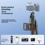 Q625MF Asta per selfie estensibile da 1,82 m con tracciamento intelligente AI e apertura automatica, treppiede per live streaming, Q625MF