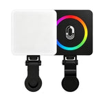 Lampada per selfie magnetica MJ-29 con 3 temperature di colore, luce LED RGB portatile., MJ-29