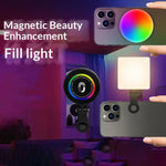 K-29 Luce LED portatile a tre temperature di colore per riprese in live streaming fotografico, K-29