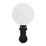K-23 Luce portatile per selfie con 3 temperature di colore, mini clip magnetica a LED, luce di riempimento, K-23