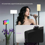 Lampada fotografica ricaricabile MJ-35 Type-C con luce LED RGB orientabile a 180 gradi., MJ-35