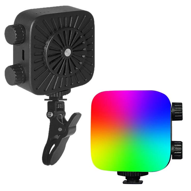 MJ-31 Luce di riempimento RGB per fotografia e video, 3 temperature di colore, ricaricabile tramite Type-C, MJ-31