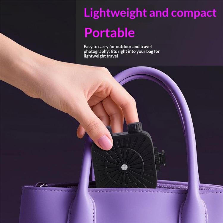K-31 Luce di riempimento a clip con 84 LED per fotografia e streaming live, dimmerabile a 3 temperature di colore., K-31