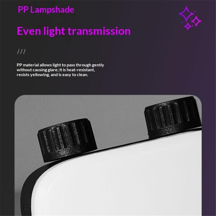 K-31 Luce di riempimento a clip con 84 LED per fotografia e streaming live, dimmerabile a 3 temperature di colore., K-31