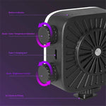 K-31 Luce di riempimento a clip con 84 LED per fotografia e streaming live, dimmerabile a 3 temperature di colore., K-31