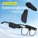 Y03 1 Pair For Eyeglasses Open Ear Wireless Earphones Clip-on External Bluetooth 5.3 Earphones