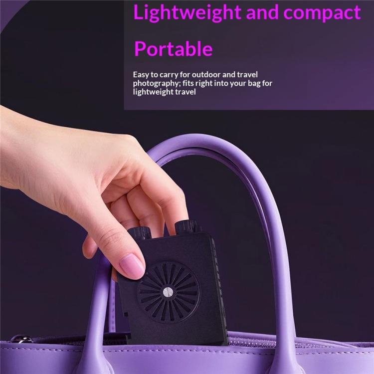 MJ-15 Luce LED RGB portatile con doppia manopola per streaming live e fotografia, MJ-15
