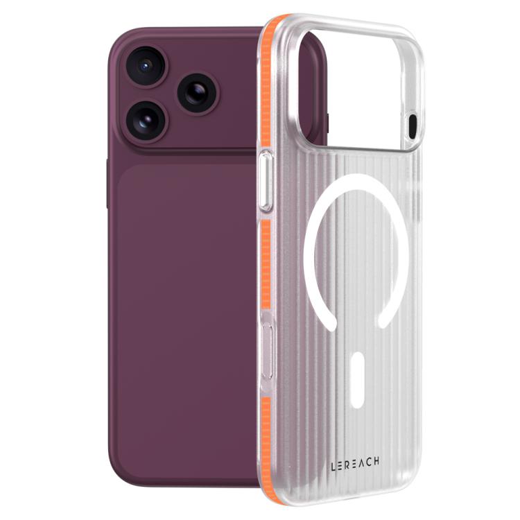 Custodia magnetica antiscivolo a doppia faccia LeReach TOC Icicle Series Ice Mist per telefono, For iPhone 18 Pro, For iPhone 18 Pro Max