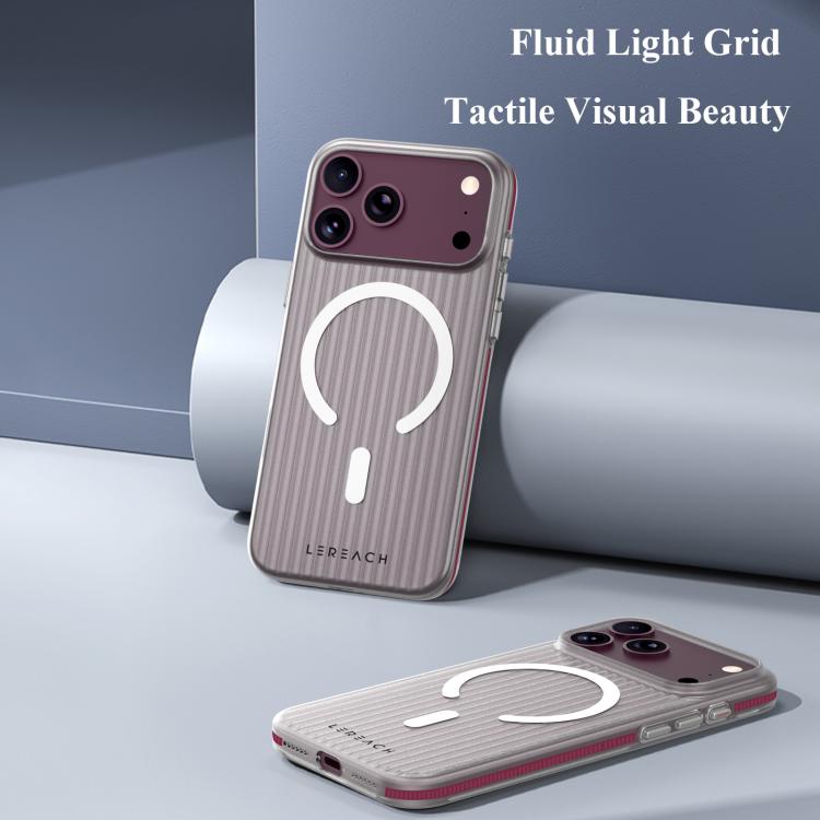 Custodia magnetica antiscivolo a doppia faccia LeReach TOC Icicle Series Ice Mist per telefono, For iPhone 18 Pro, For iPhone 18 Pro Max
