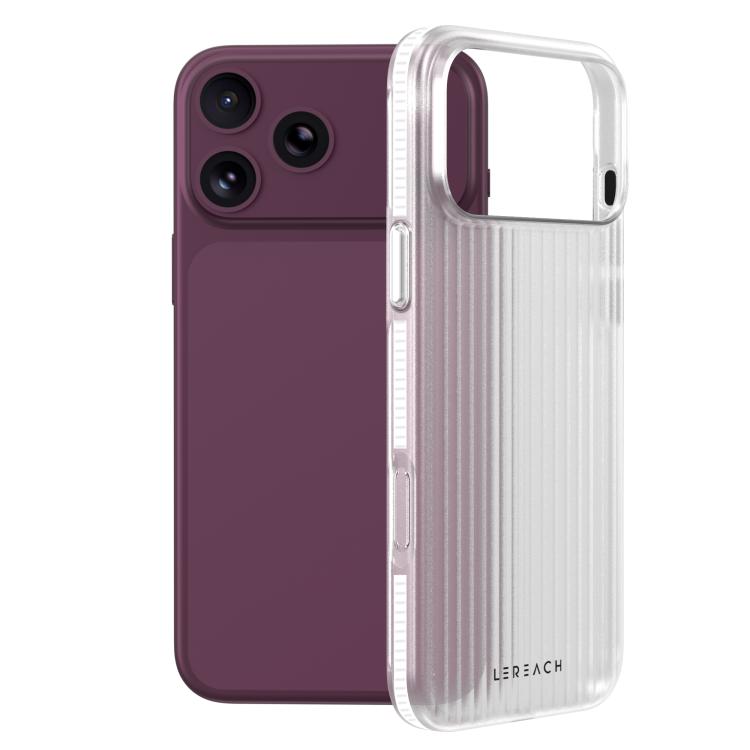 Custodia per telefono LeReach TOC Icicle Series Ice Mist con superficie antiscivolo su entrambi i lati., For iPhone 18 Pro, For iPhone 18 Pro Max