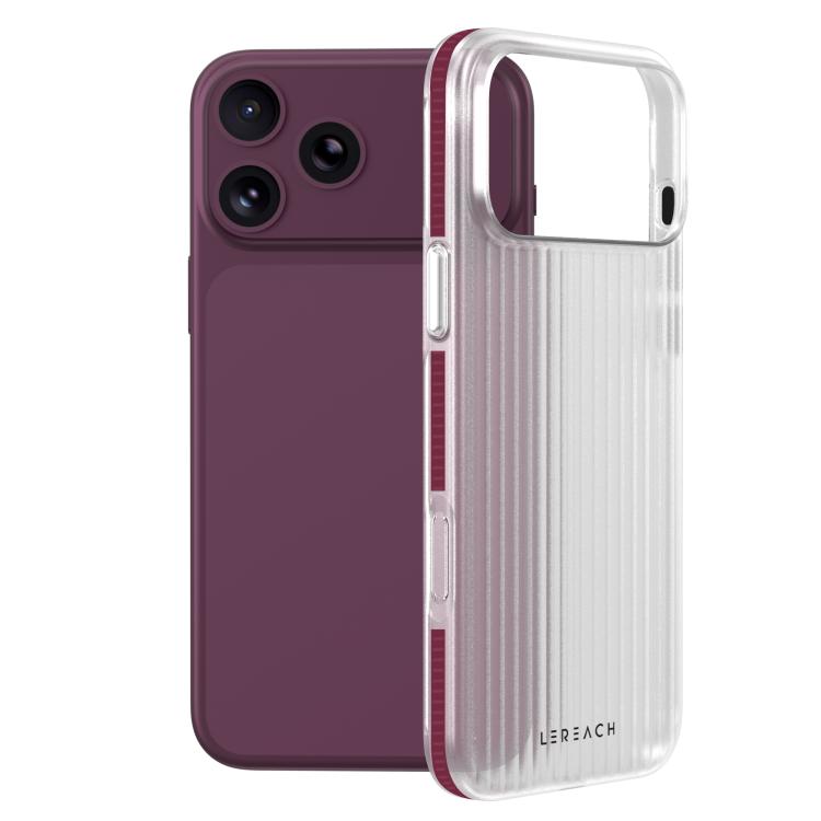 Custodia per telefono LeReach TOC Icicle Series Ice Mist con superficie antiscivolo su entrambi i lati., For iPhone 18 Pro, For iPhone 18 Pro Max