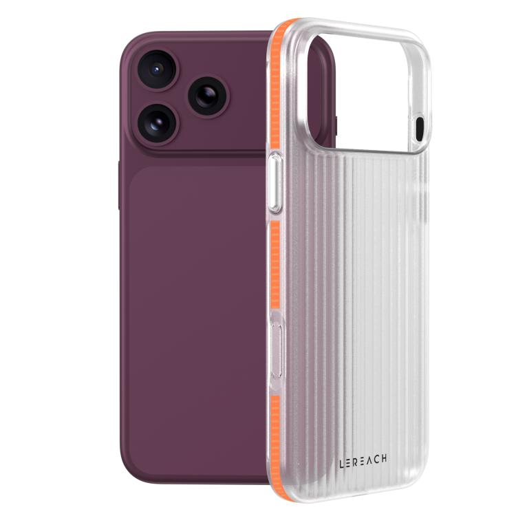 Custodia per telefono LeReach TOC Icicle Series Ice Mist con superficie antiscivolo su entrambi i lati., For iPhone 18 Pro, For iPhone 18 Pro Max