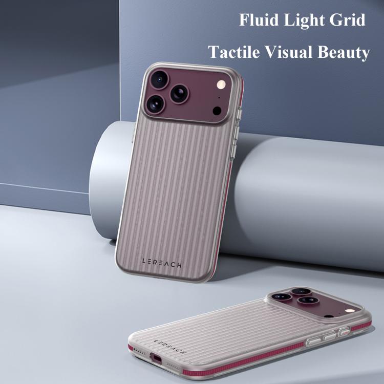 Custodia per telefono LeReach TOC Icicle Series Ice Mist con superficie antiscivolo su entrambi i lati., For iPhone 18 Pro, For iPhone 18 Pro Max