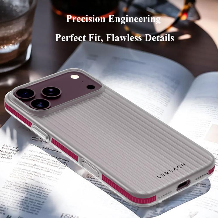 Custodia per telefono LeReach TOC Icicle Series Ice Mist con superficie antiscivolo su entrambi i lati., For iPhone 18 Pro, For iPhone 18 Pro Max