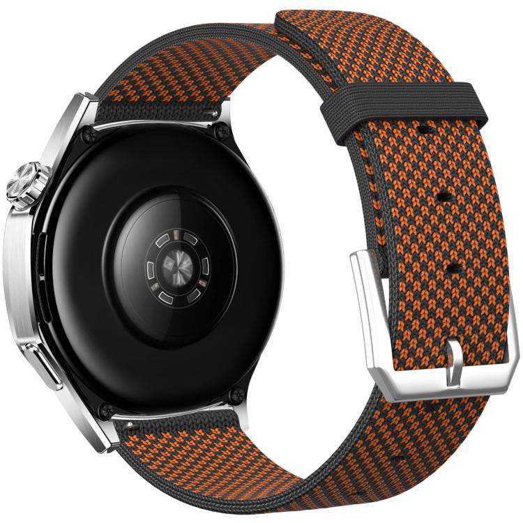 Cinturino per orologio in nylon lavorato a maglia, design senza cuciture., 22mm