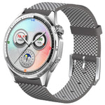 Cinturino per orologio in nylon lavorato a maglia, design senza cuciture., 22mm