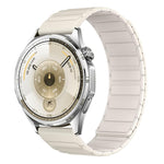 Cinturino per orologio in silicone magnetico a forma di I con connettore a sgancio rapido a pulsante., 22mm