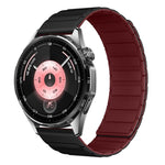 Cinturino per orologio in silicone magnetico a forma di I con connettore a sgancio rapido a pulsante., 22mm