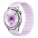 Cinturino per orologio in silicone magnetico a forma di I con connettore a sgancio rapido a pulsante., 22mm