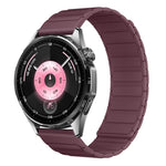 Cinturino per orologio in silicone magnetico a forma di I con connettore a sgancio rapido a pulsante., 22mm