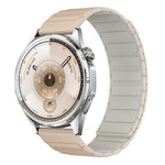 Cinturino per orologio in silicone magnetico a forma di I con connettore a sgancio rapido a pulsante., 22mm