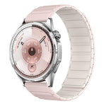 Cinturino per orologio in silicone magnetico a forma di I con connettore a sgancio rapido a pulsante., 22mm