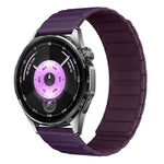 Cinturino per orologio in silicone magnetico a forma di I con connettore a sgancio rapido a pulsante., 22mm