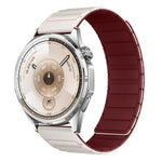 Cinturino per orologio in silicone magnetico a forma di I con connettore a sgancio rapido a pulsante., 22mm