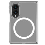 Custodia magnetica antiurto LeReach TOC Clear Series Dual-Composite Armor in TPU + acrilico per telefono, For Galaxy Z Fold8 5G