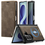Custodia per telefono CaseMe C49 con portafoglio in pelle, magnetica, con blocco RFID e removibile., For Galaxy Z Fold8 5G, For Galaxy Z Fold8 Ultra 5G