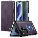 Custodia per telefono CaseMe C49 con portafoglio in pelle, magnetica, con blocco RFID e removibile., For Galaxy Z Fold8 5G, For Galaxy Z Fold8 Ultra 5G