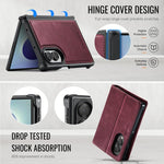 Custodia per telefono CaseMe C49 con portafoglio in pelle, magnetica, con blocco RFID e removibile., For Galaxy Z Fold8 5G, For Galaxy Z Fold8 Ultra 5G