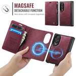 Custodia per telefono CaseMe C49 con portafoglio in pelle, magnetica, con blocco RFID e removibile., For Galaxy Z Fold8 5G, For Galaxy Z Fold8 Ultra 5G