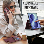 Custodia per telefono CaseMe C49 con portafoglio in pelle, magnetica, con blocco RFID e removibile., For Galaxy Z Fold8 5G, For Galaxy Z Fold8 Ultra 5G