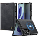 Custodia per telefono CaseMe C49 con portafoglio in pelle, magnetica, con blocco RFID e removibile., For Galaxy Z Fold8 5G, For Galaxy Z Fold8 Ultra 5G