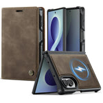 Custodia per telefono CaseMe C49 con portafoglio in pelle, magnetica, con blocco RFID e removibile., For Galaxy Z Fold8 5G, For Galaxy Z Fold8 Ultra 5G