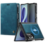 Custodia per telefono CaseMe C49 con portafoglio in pelle, magnetica, con blocco RFID e removibile., For Galaxy Z Fold8 5G, For Galaxy Z Fold8 Ultra 5G