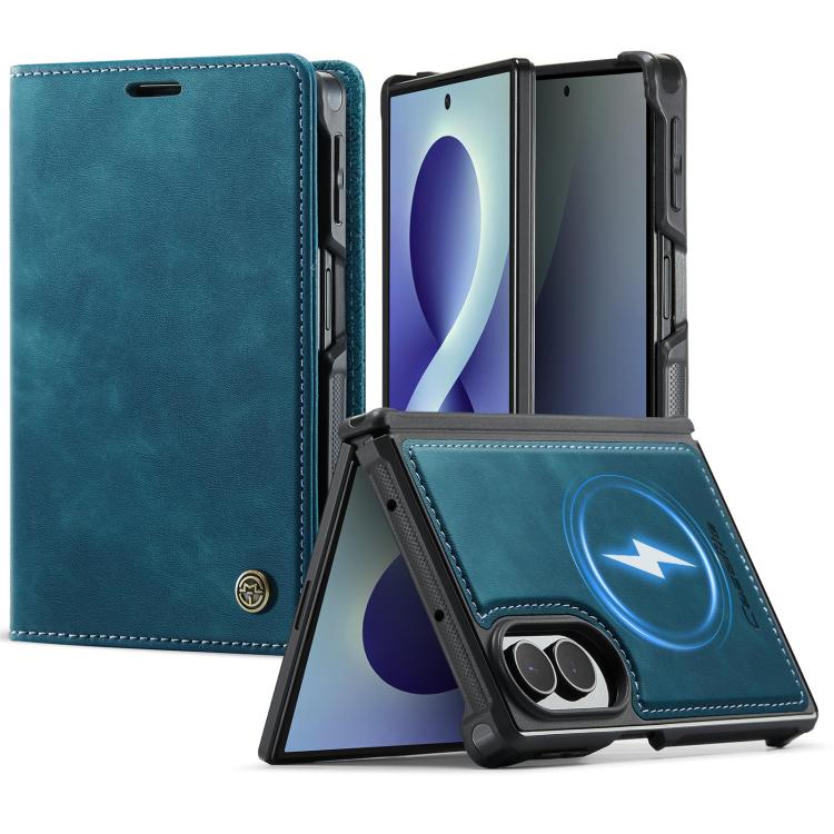 Custodia per telefono CaseMe C49 con portafoglio in pelle, magnetica, con blocco RFID e removibile., For Galaxy Z Fold8 5G, For Galaxy Z Fold8 Ultra 5G