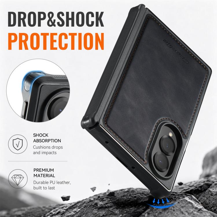 Custodia posteriore magnetica in ecopelle CaseMe serie C69 per telefono., For Galaxy Z Fold8 5G, For Galaxy Z Fold8 Ultra 5G