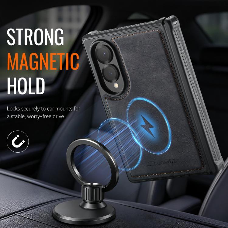 Custodia posteriore magnetica in ecopelle CaseMe serie C69 per telefono., For Galaxy Z Fold8 5G, For Galaxy Z Fold8 Ultra 5G