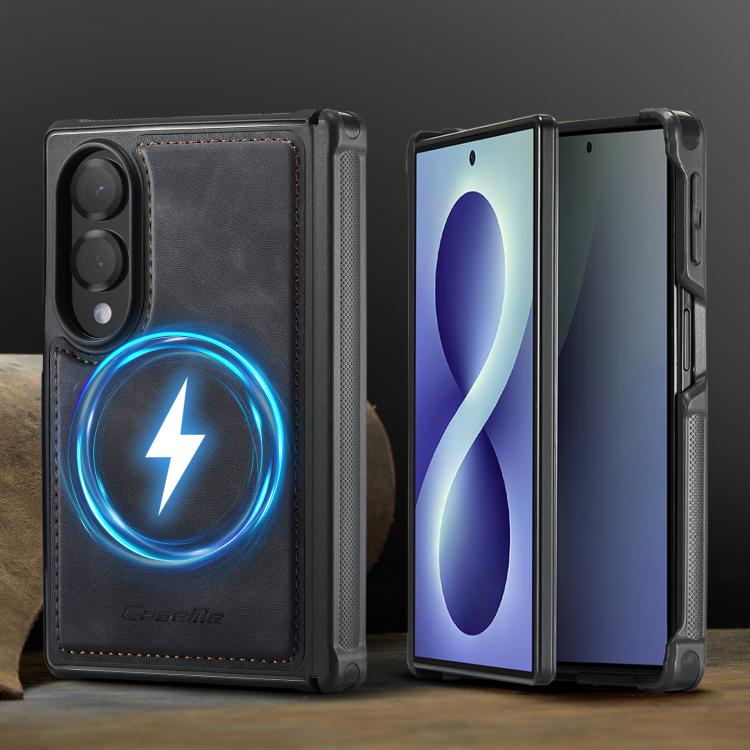 Custodia posteriore magnetica in ecopelle CaseMe serie C69 per telefono., For Galaxy Z Fold8 5G, For Galaxy Z Fold8 Ultra 5G