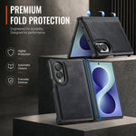 Custodia posteriore magnetica in ecopelle CaseMe serie C69 per telefono., For Galaxy Z Fold8 5G, For Galaxy Z Fold8 Ultra 5G