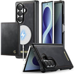 Custodia per telefono CaseMe serie Me80 con portafoglio rimovibile, protezione magnetica RFID e pelle vegana., For Galaxy Z Fold8 Ultra 5G