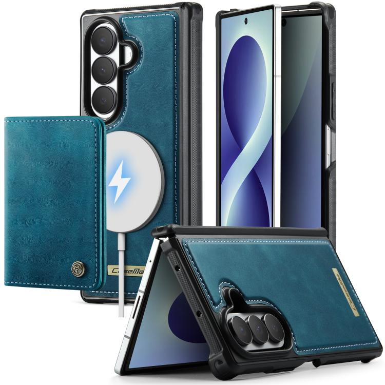 Custodia per telefono CaseMe serie Me80 con portafoglio rimovibile, protezione magnetica RFID e pelle vegana., For Galaxy Z Fold8 Ultra 5G