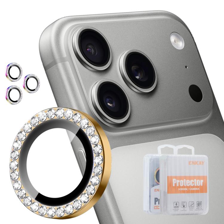 ENKAY AR Antiriflesso Anello di Diamante Individuale per Fotocamera Full Film, For iPhone 18 Pro / 18 Pro Max