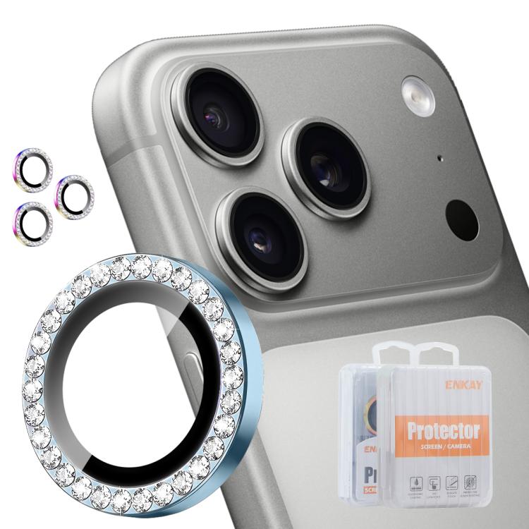 ENKAY AR Antiriflesso Anello di Diamante Individuale per Fotocamera Full Film, For iPhone 18 Pro / 18 Pro Max