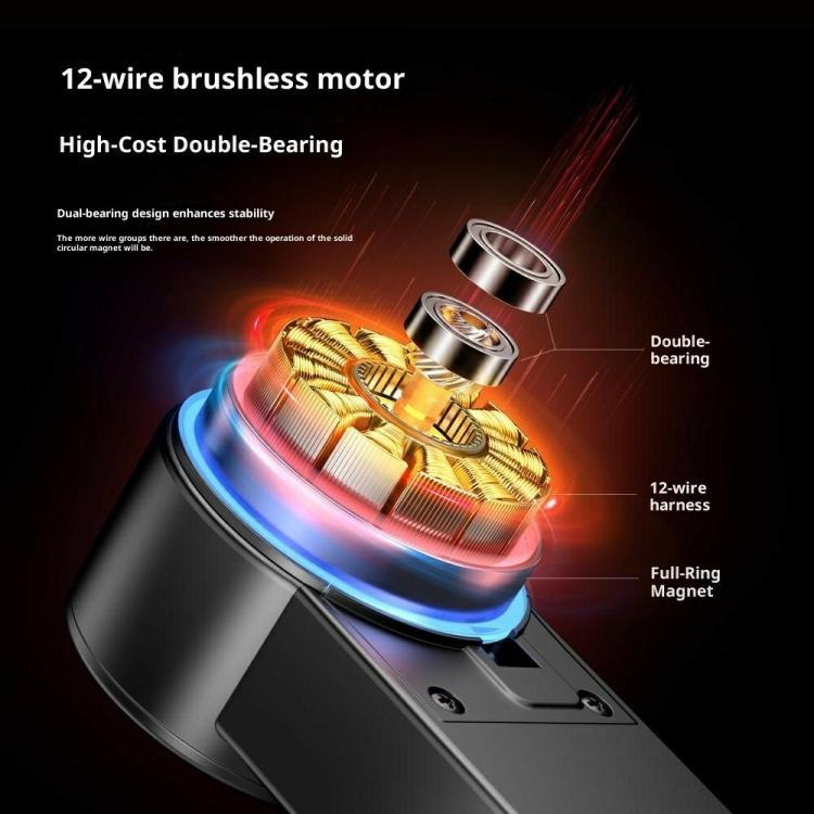 Stabilizzatore per selfie stick a singolo asse Q41 con luce di riempimento e telecomando Bluetooth per smartphone., Q41