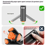 Stabilizzatore gimbal Q51 con tracciamento AI, luce di riempimento RGB e controllo gestuale, ideale per vlogging e live streaming., Q51